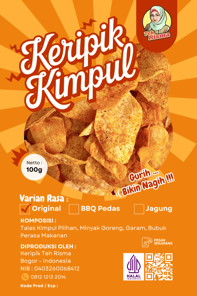 Keripik Kimpul Original
