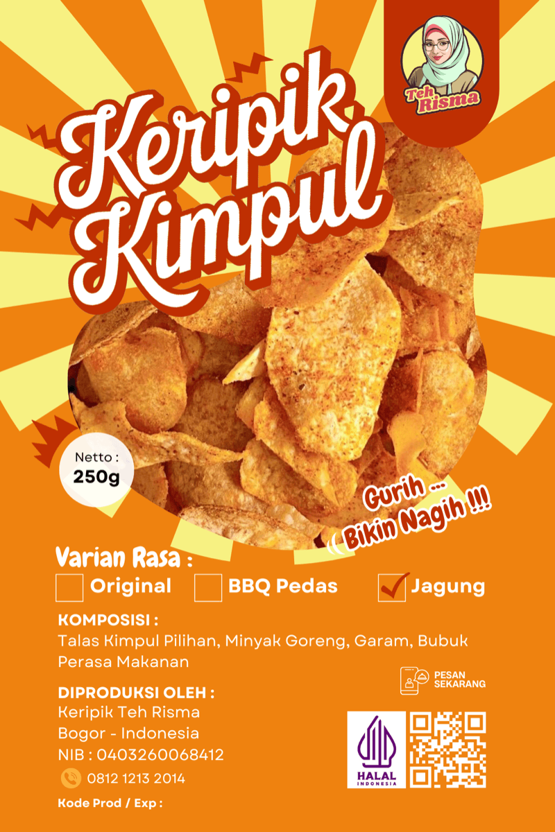 Keripik Kimpul Jagung Jumbo — Foto 1