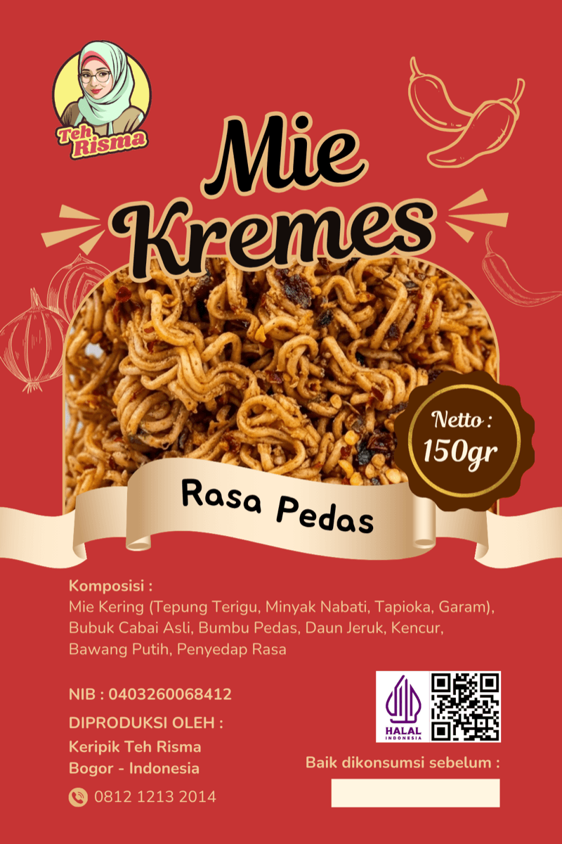 Mie Kremes Pedas